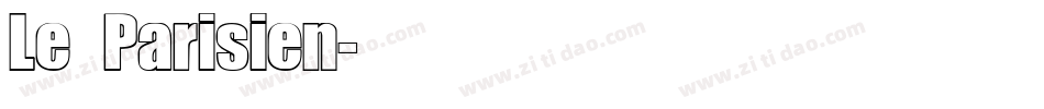 Le Parisien字体转换